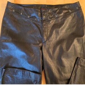 Ralph Lauren Vintage 90s Leather Pants Size 12